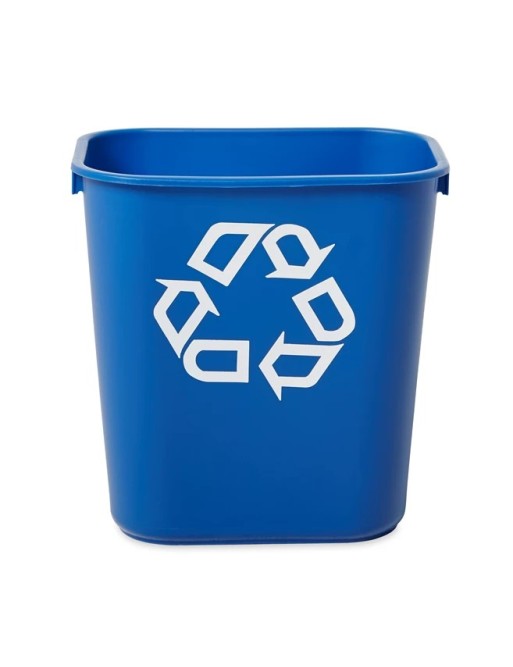 Blaue Recyclingtonne für Büro von 12L Blaue Recyclingtonne für Büro von 12L