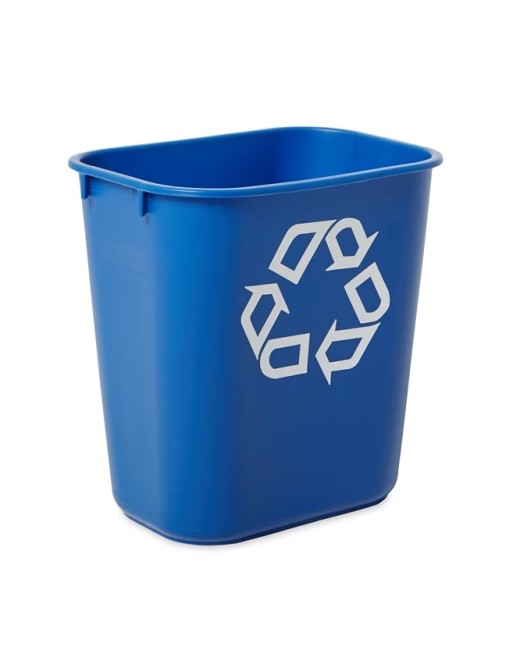 Papelera de reciclaje Azul para oficina de 12L