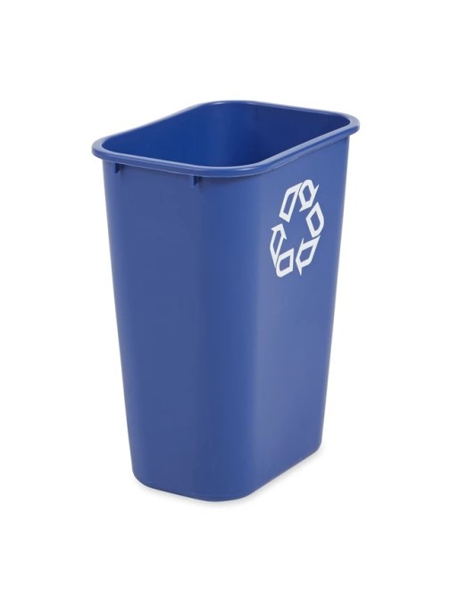 Papelera de reciclaje Azul para oficina de 39L