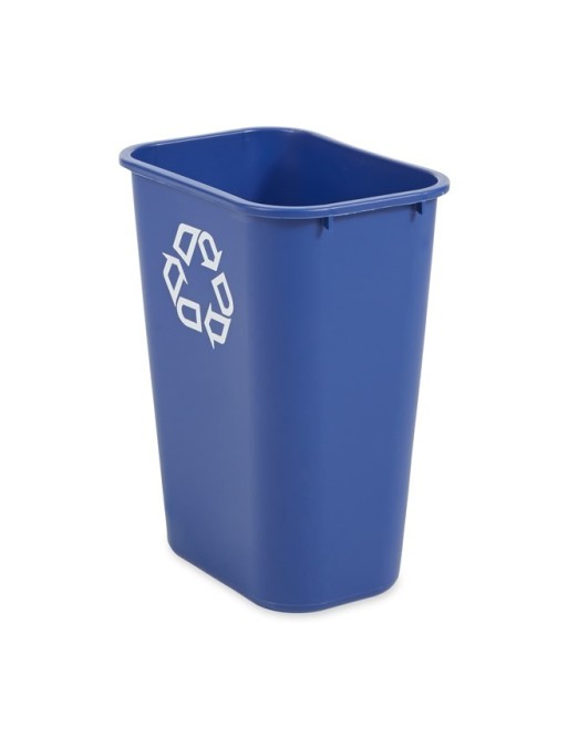 Papelera de reciclaje Azul para oficina de 39L