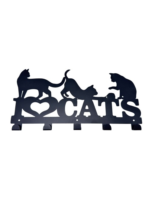 PERCHERO METALICO MODELO CATS NEGRO