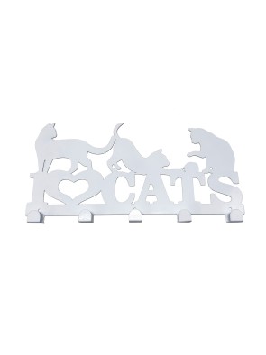 METAL COAT RACK MODEL CATS WHITE