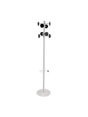 WHITE COAT RACK MODEL STRIP
