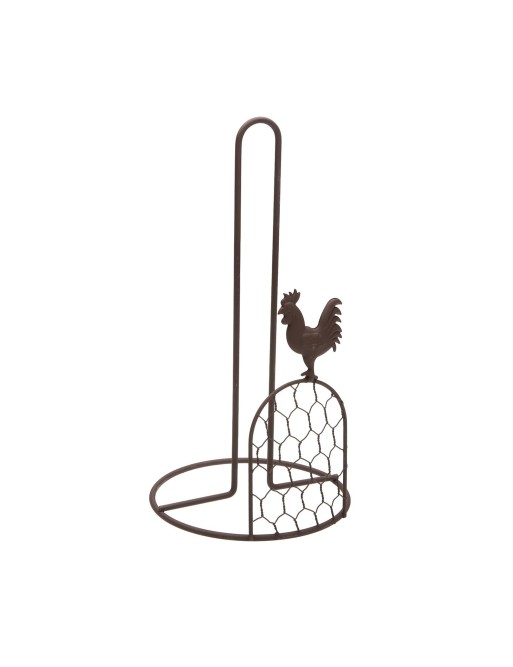 PORTE-ROULEAU DE CUISINE MÉTALLIQUE MODÈLE POULET
