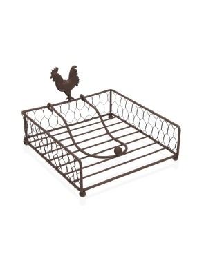 HÄHNCHENMODELL METALLISCHER KÜCHENSERVIETTENHALTER