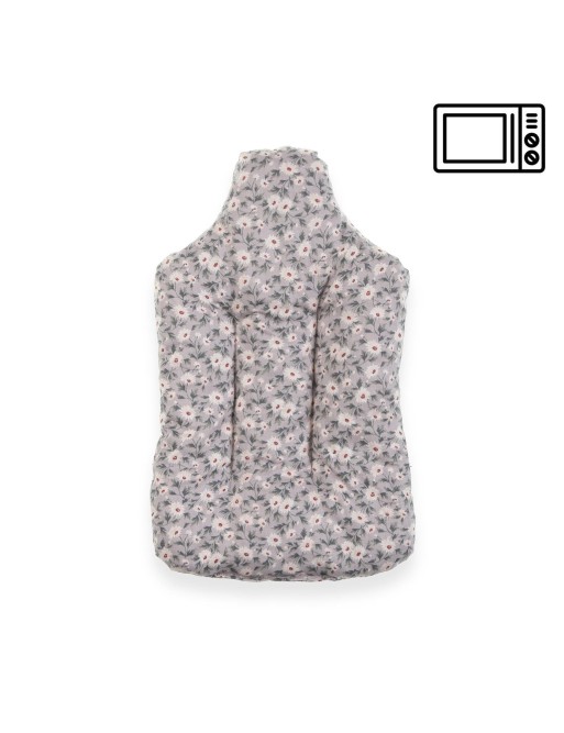 THERMAL TEXTILE PILLOW 30x17 CM MODEL WHITE FLOWERS THERMAL TEXTILE PILLOW 30x17 CM MODEL WHITE FLOWERS