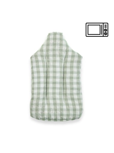 GRÜNES THERMOKISSEN 30x17 CM QUADRATISCHES MODELL