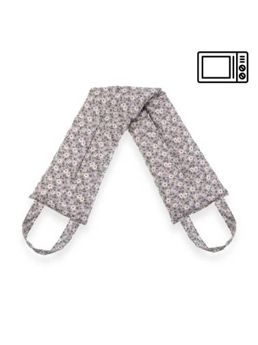 THERMAL TEXTILE PILLOW 61x12.5 CM MODEL WHITE FLOWERS