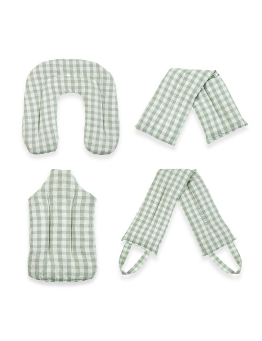 GREEN THERMAL PILLOW 61x12.5 CM SQUARE MODEL GREEN THERMAL PILLOW 61x12.5 CM SQUARE MODEL