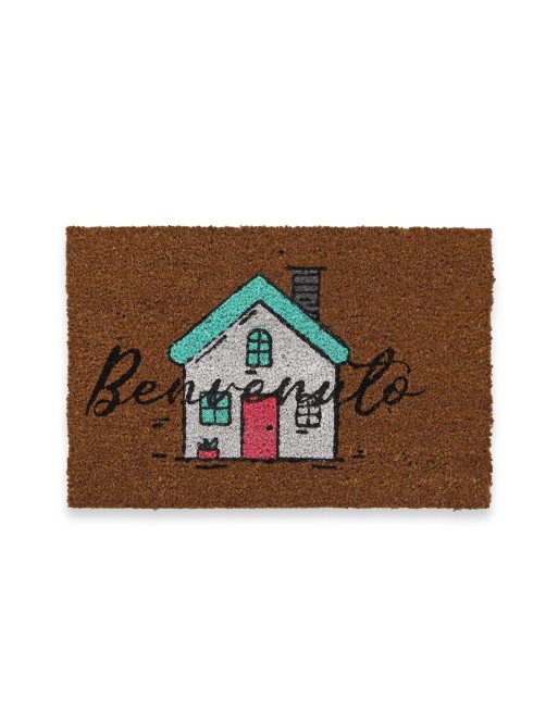 COCONUT FIBER DOORMAT 40X60 CM MODEL BIENVENUTO
