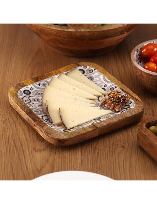 FUENTE CUADRADA DE MADERA MODELO NOIRA