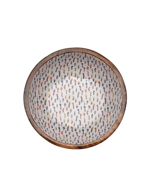 ENSALADERA DE MADERA MODELO FLORA 24x7 CM