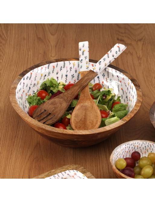 SET OF TWO WOODEN UTENSILS MODEL FLORA SET OF TWO WOODEN UTENSILS MODEL FLORA