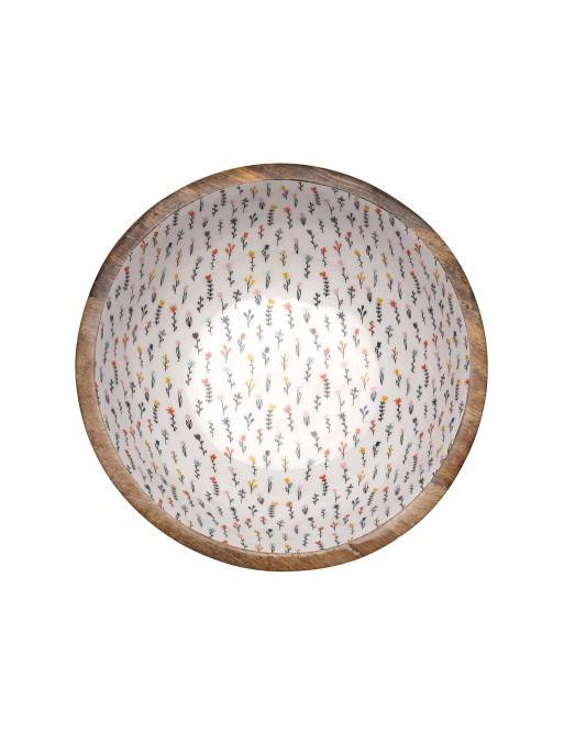 SALADIER EN BOIS MODÈLE FLORA 10x30 CM SALADIER EN BOIS MODÈLE FLORA 10x30 CM