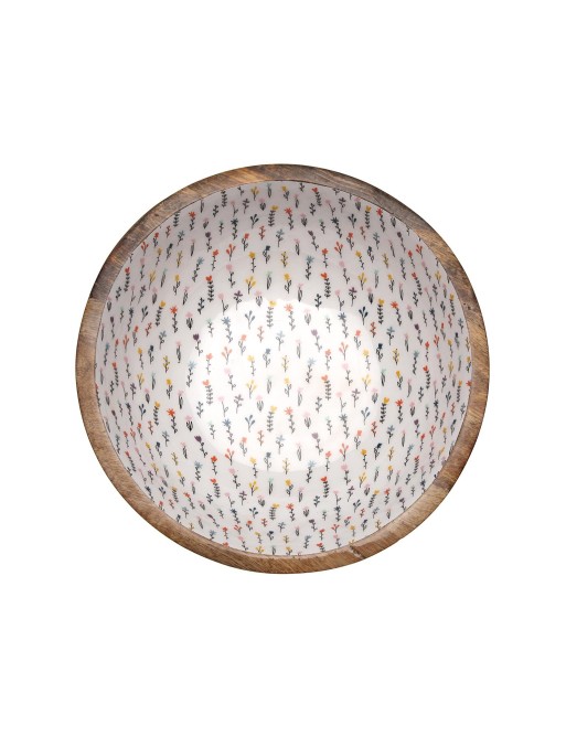 WOODEN SALAD BOWL MODEL FLORA 10x30 CM