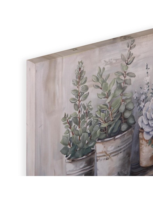 CUADRO LIENZO PLANTAS NATURE 30 X 40 CM