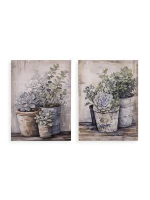 DOS CUADROS MODELO NATURE 30x40 CM