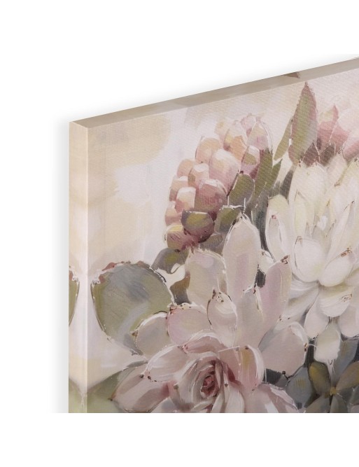 TWO CANVASES MODEL FLOWERS 40x40 CM TWO CANVASES MODEL FLOWERS 40x40 CM