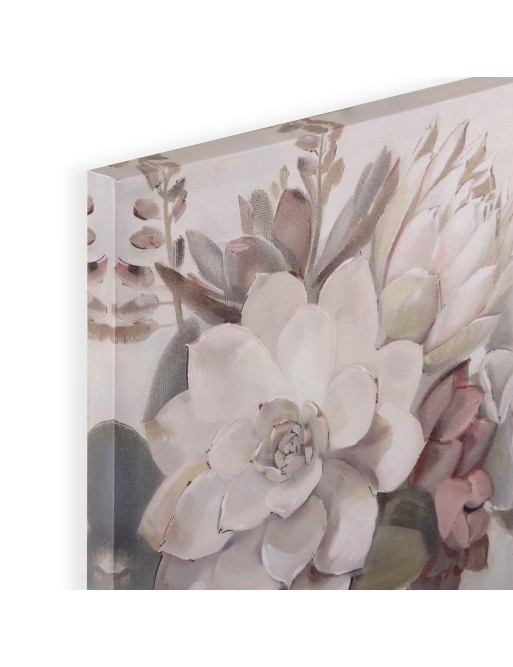 TWO CANVASES MODEL FLOWERS 40x40 CM TWO CANVASES MODEL FLOWERS 40x40 CM