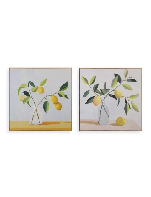 TWO CANVASES MODEL CITRO 40x40 CM