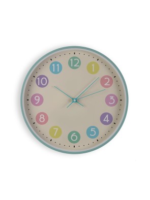 COLORI BLAUE WANDUHR MODELL VON 30 CM