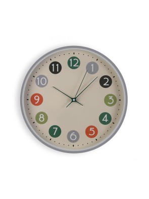 MEHRFARBIGE WANDUHR MODELL 30 CM