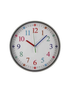 HORLOGE MURALE MULTI GRISE MODÈLE 30 CM