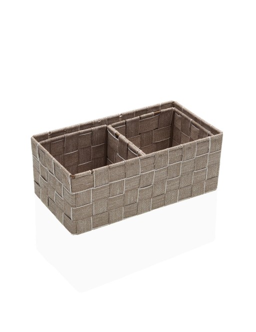 SET DE 3 CESTAS MODELO BEIGE SET DE 3 CESTAS MODELO BEIGE