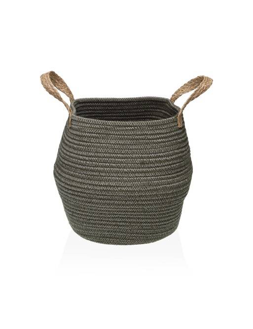 LIGHT GREY ROUNDED MODEL LAUNDRY BASKET LIGHT GREY ROUNDED MODEL LAUNDRY BASKET