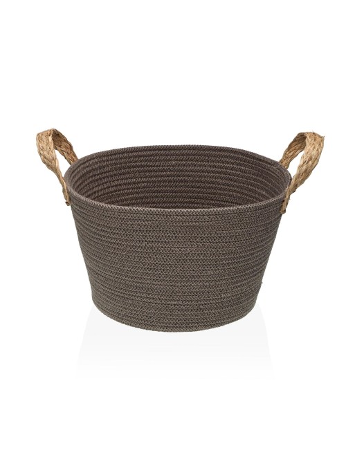 LAUNDRY BASKET CONICAL MODEL DARK GRAY