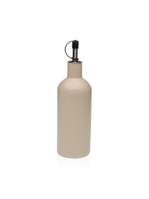 BOUTEILLE D’HUILE BEIGE MODÈLE GRES 21X6,1 CM