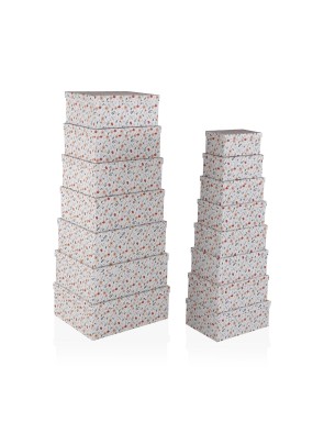 SET OF 15 CARDBOARD BOXES MODEL AFLORA