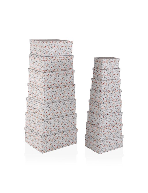 SET OF 15 CARDBOARD BOXES MODEL AFLORA