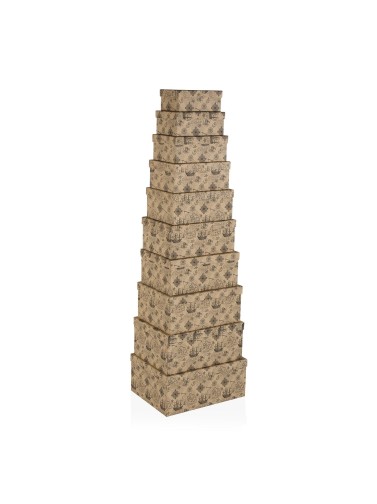 SET MIT 10 PAPPSCHACHTELN MODELL NAVÍO