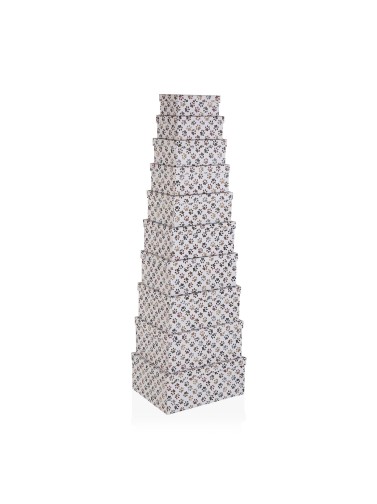 SET MIT 10 PAPPSCHACHTELN MODELL DOGPRINT