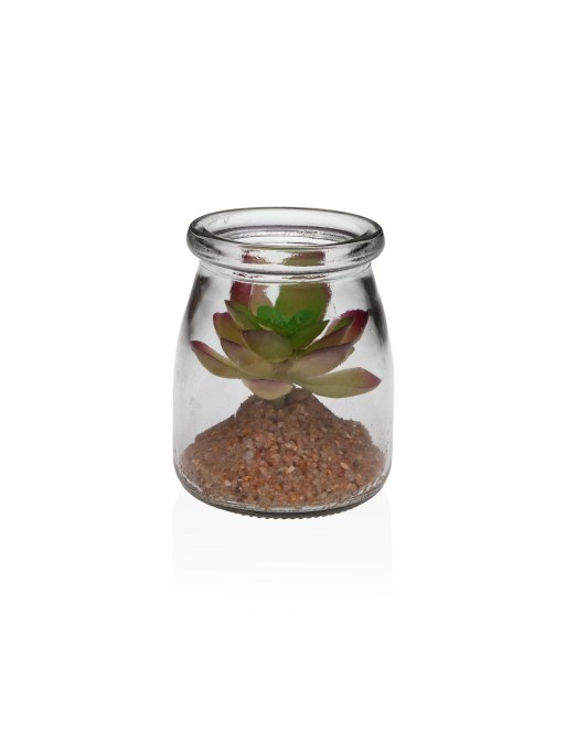 GLASS JAR WITH ARTIFICIAL PLANT 2