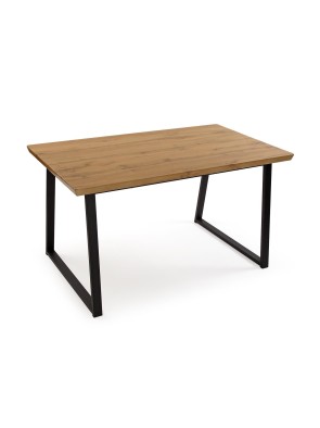 EIRA MODEL WOODEN AND METAL TABLE OF 140 CM