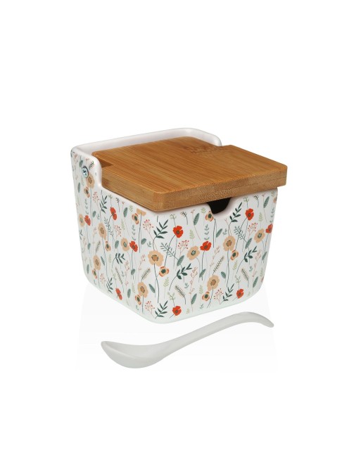 SUGAR BOWL WITH BAMBOO LID MODEL MIREA