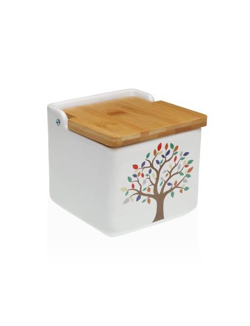 SALZSTREUER MIT BAMBUSDECKEL MODELL NATURAE SALZSTREUER MIT BAMBUSDECKEL MODELL NATURAE