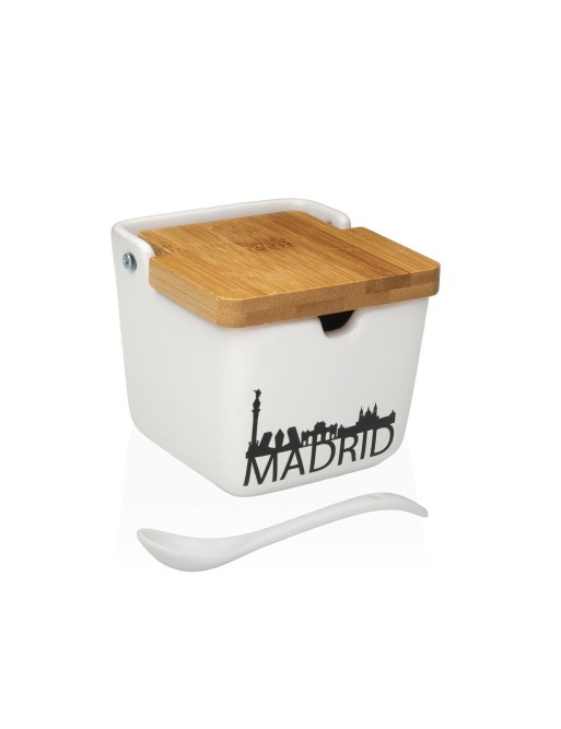 AZUCARERO CON TAPA DE BAMBÚ MODELO MADRID CIUDAD