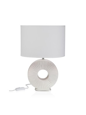 MARA BLANCA CERAMIC TABLE LAMP