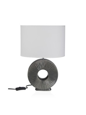 LAMPE DE TABLE EN CÉRAMIQUE BEIGE MARA