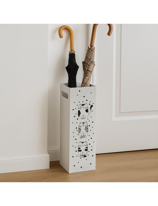 PORTE-PARAPLUIE EN MÉTAL MODÈLE CHATS