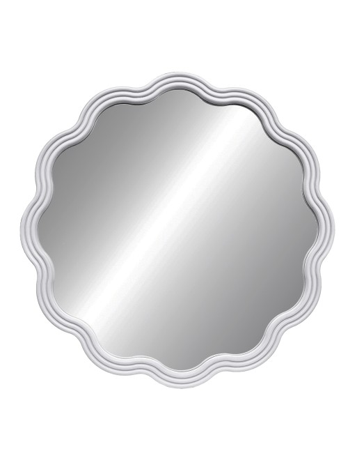 ROUND MIRROR MODEL SERPELLA WHITE