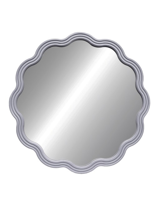 ROUND MIRROR MODEL SERPELLA SILVER