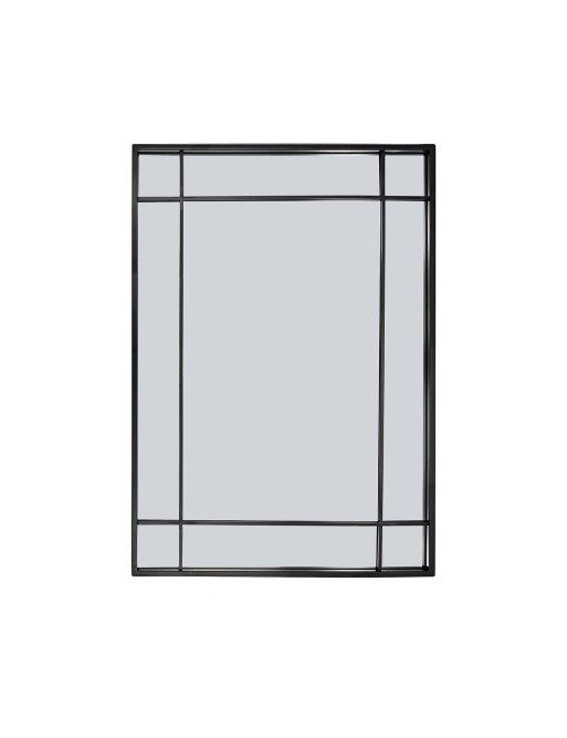 MIROIR EN MÉTAL MODÈLE HORIZONTE NOIR MIROIR EN MÉTAL MODÈLE HORIZONTE NOIR