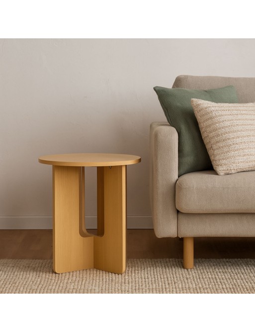 ROUND SIDE TABLE MODEL ELM