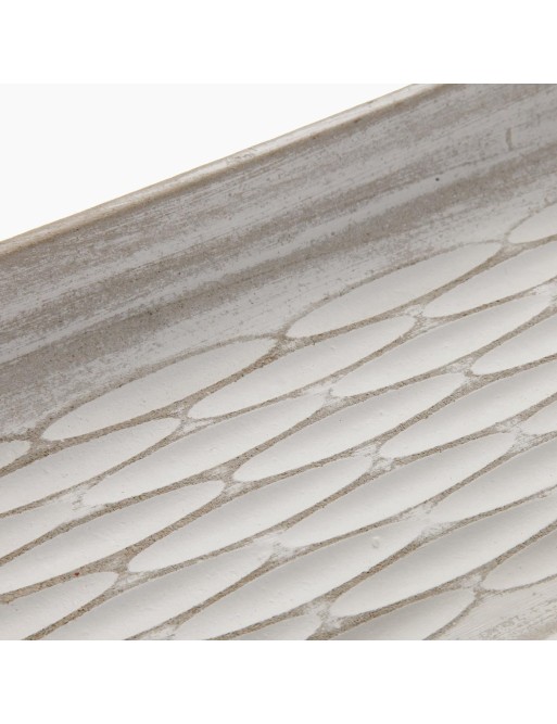 CENTRO DE MESA RECTANGULAR MODELO PIETRA BLANCO CENTRO DE MESA RECTANGULAR MODELO PIETRA BLANCO