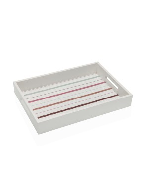 PLATEAU EN BOIS MODÈLE LINÉAIRE 34 CM