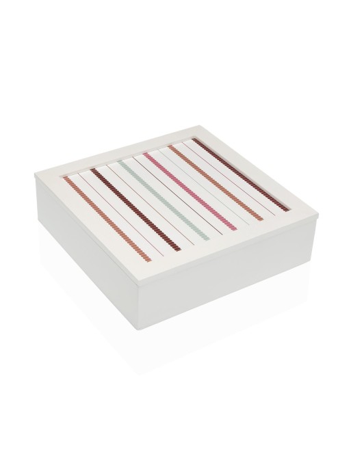 SQUARE WOODEN JEWELRY BOX LINEAR MODEL